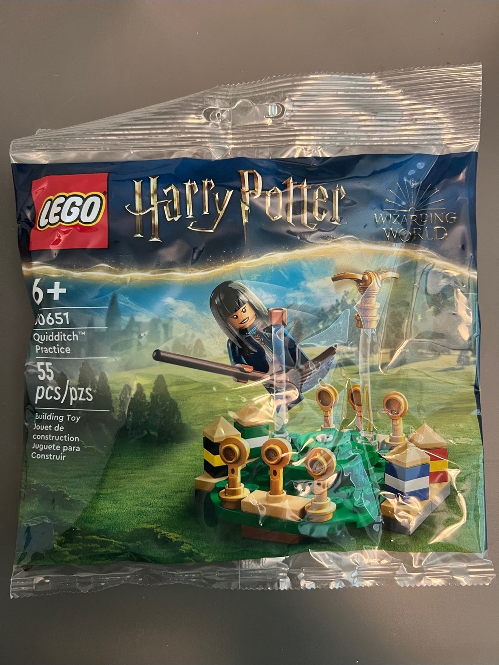 Lego Harry Potter Quidditch Practice Set - Green, Gold, Blue & Red